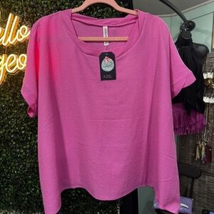 Zenana Airflow loose fit blouse